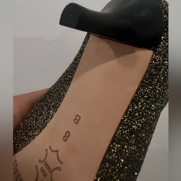 Loeffler Randall Kassidy Glittering Gold Ankle Boots